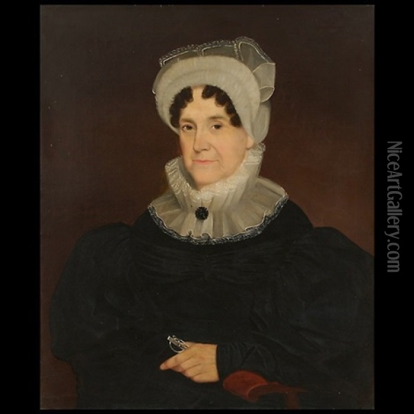 Portrait Of A Woman Oil Painting - Jefferson Gauntt