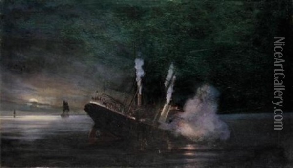 The Survivors Oil Painting - Vasilios Chatzis