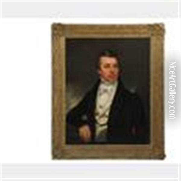 Portrait Of John Crary Oil Painting - William Sidney Mount