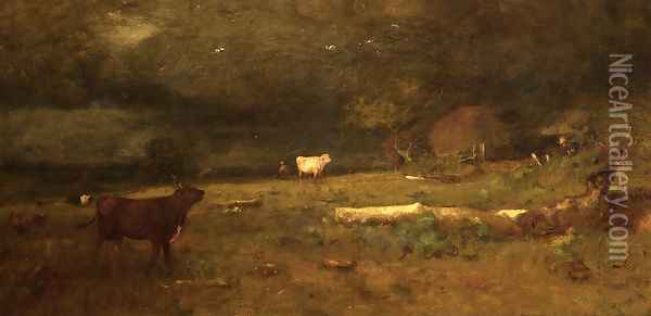 The Coming Storm (or Approaching Storm) Oil Painting - George Inness