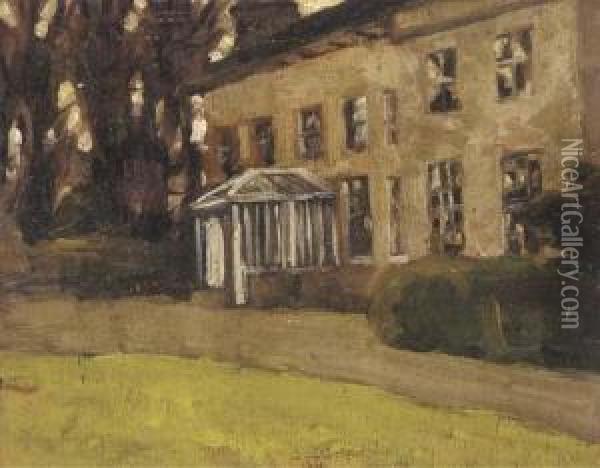 The Artist's Home, Caherconlish, Co. Limerick Oil Painting - Norman Garstin