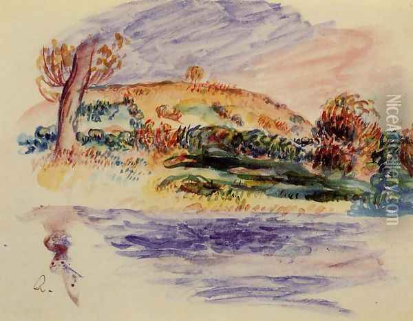Landscape VIII Oil Painting - Pierre Auguste Renoir