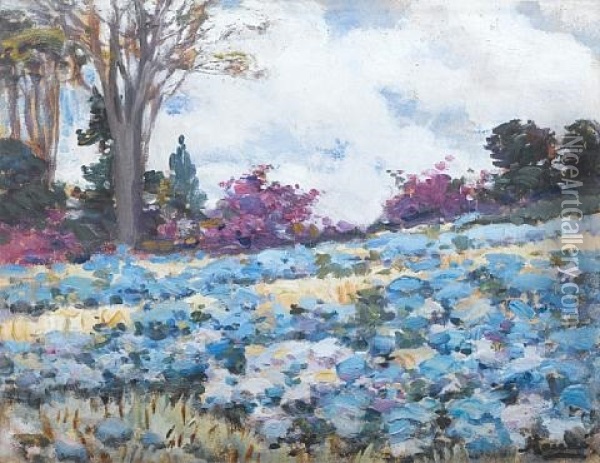 Blossom Oil Painting - Pieter Hugo Naude