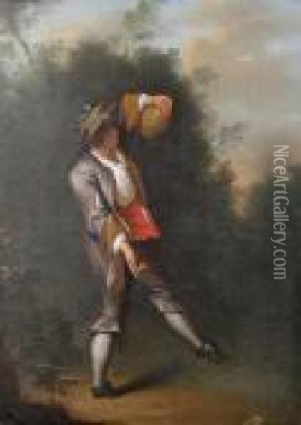 The Merry Peasant Oil Painting - Jean-Marc Nattier