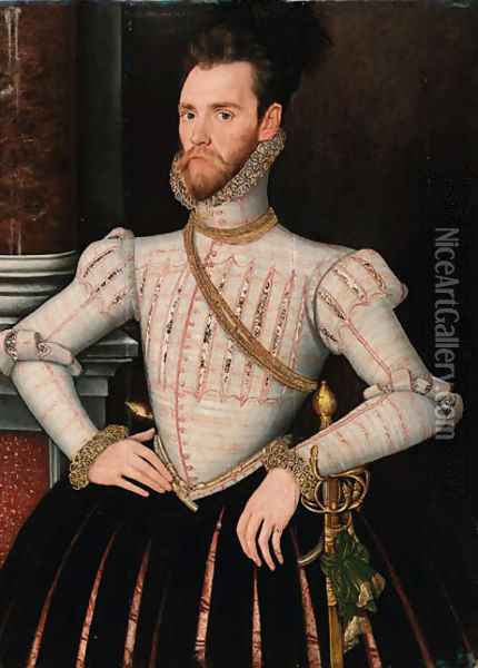 Portrait of Sir Thomas Knyvet (c.1539-1617) Oil Painting - English School