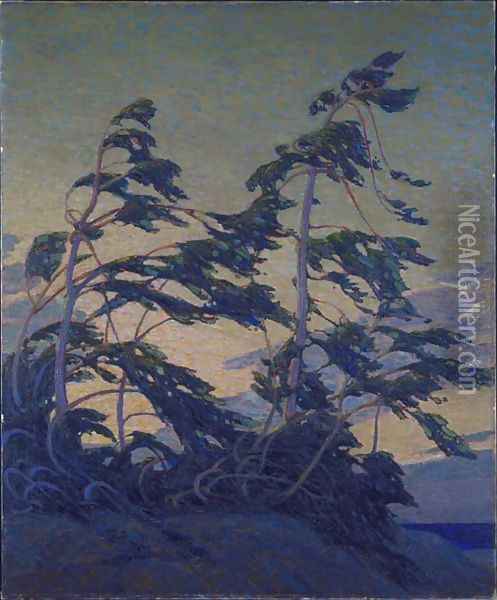 Pine Island, Georgian Bay Oil Painting - Tom Thomson