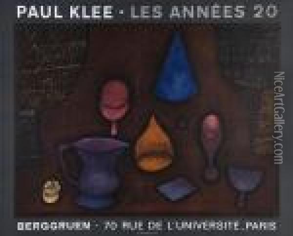 Berggruen Les Annees 20 Oil Painting - Paul Klee
