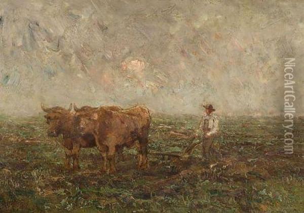 The Field Worker Oil Painting - Constant Troyon