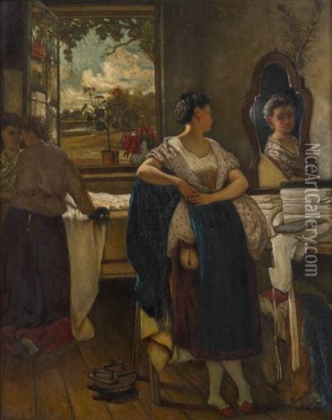 La Fiere Beaute Oil Painting - Willem Linnig the Elder
