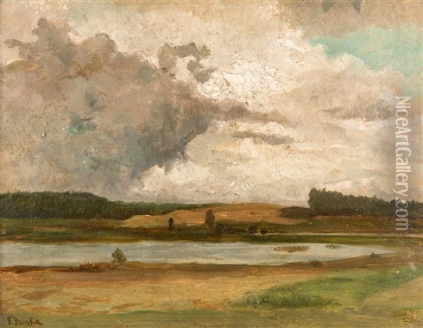 Landschaft Bei Butzow Oil Painting - Franz Bunke