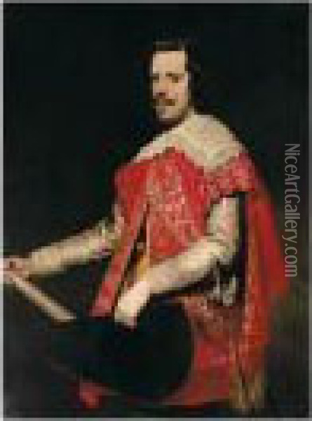 Portrait Of Philip Iv Of Spain Oil Painting - John Lewis Reilly