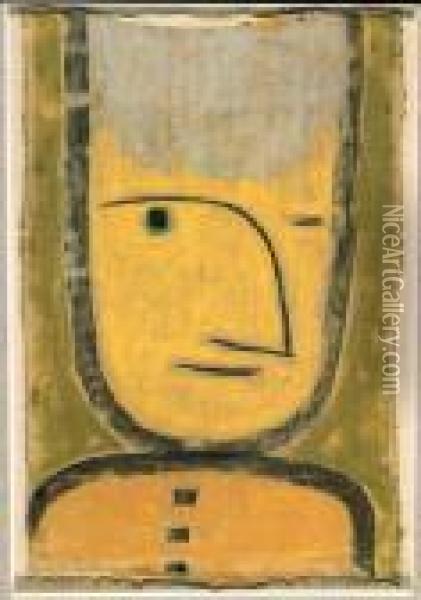 Der Gelb-grne Oil Painting - Paul Klee