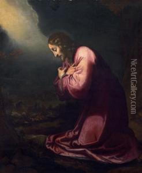 Cristo Nell'orto Dei Getsemani Oil Painting - Matteo Rosselli