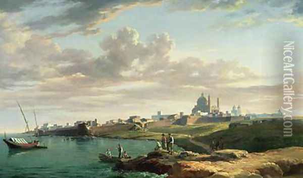 A View of Montevideo Oil Painting - William Marlow