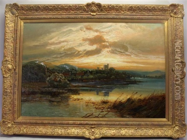 Wooton On Severn Oil Painting - Clarence Henry Roe