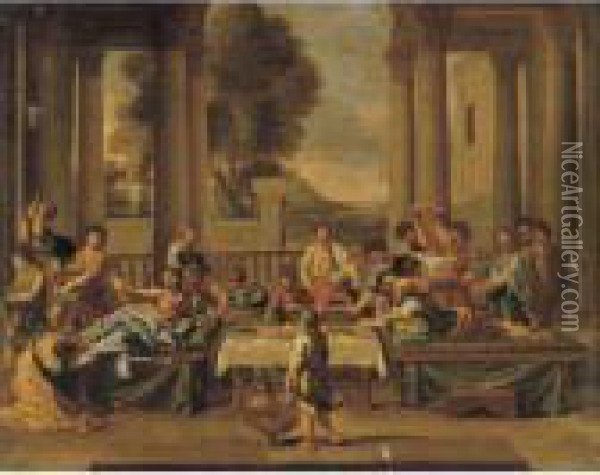 Penance One Of The Seven Sacraments Oil Painting - Nicolas Poussin