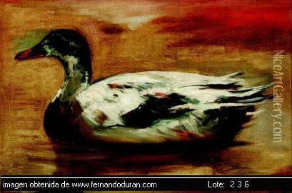 Untitled Oil Painting - Lino Casimiro Iborra