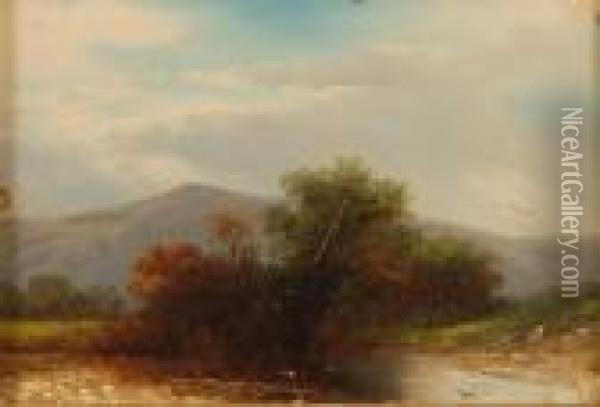White Mountain School Landscape Oil Painting - John Frederick Kensett