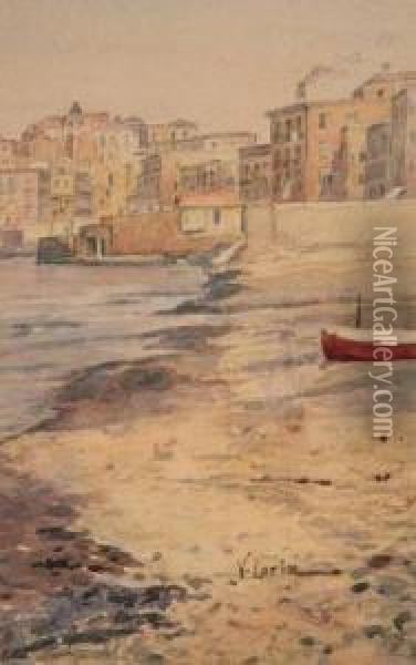 Pozzuoli Oil Painting - Vincenzo Loria
