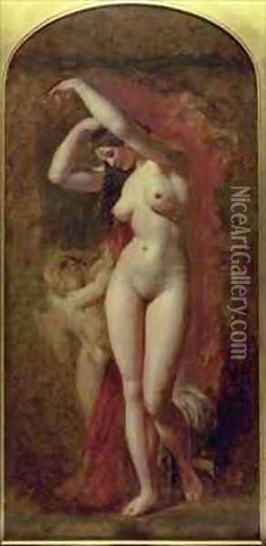 Venus and Cupid 3 Oil Painting - William Etty