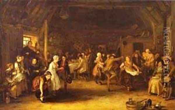 The Penny Wedding 1818 Oil Painting - Sir David Wilkie