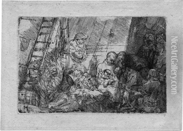 Die Kleine Beschneidung Oil Painting - Rembrandt Van Rijn