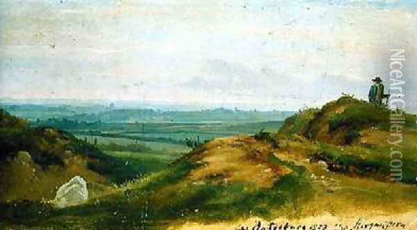 At Ratzeburg 1827 Oil Painting - Christian Morgenstern