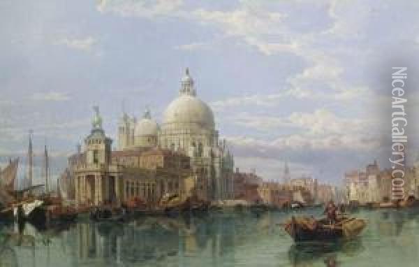 The Church Of Santa Maria Della Salute, Venice Oil Painting - George Clarkson Stanfield