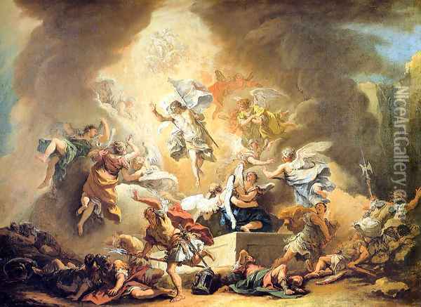 Resurrection Oil Painting - Sebastiano Ricci