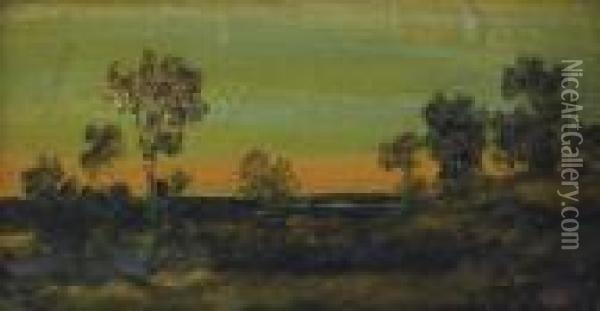 Antonin - Sun Set Oil Painting - Anton Waldhauser