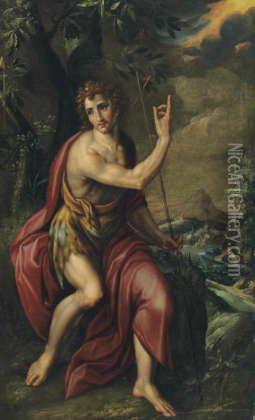 Saint John The Baptist Oil Painting - Pedro De Rubiales