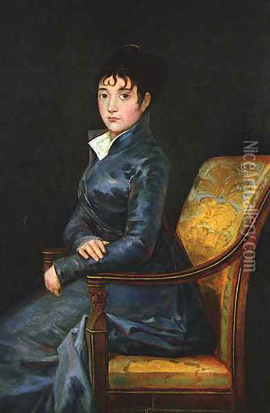 Dona Teresa Sureda Oil Painting - Francisco De Goya y Lucientes