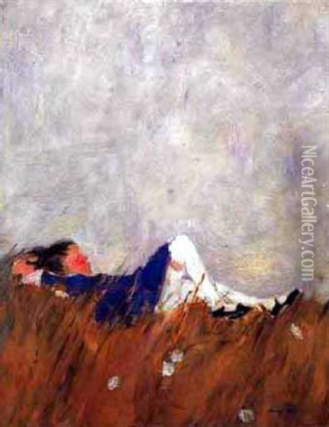 Little Dreamer Oil Painting - Robert Henri