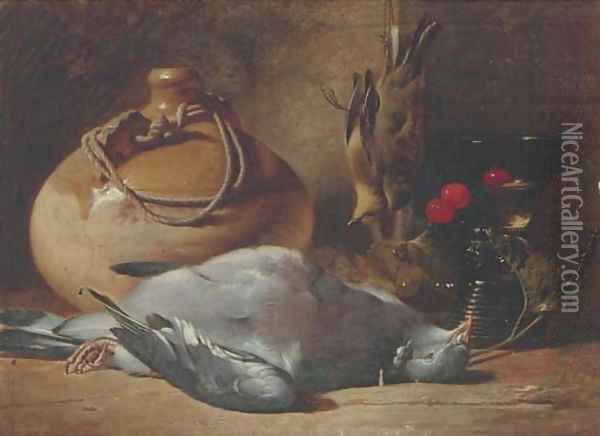 A pigeon Oil Painting - William Duffield