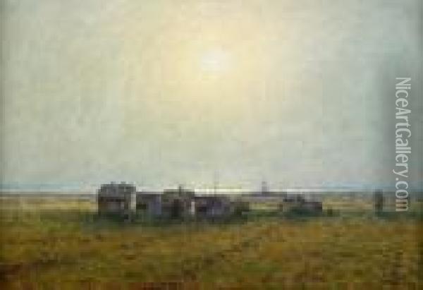 Sol Over Segerstad - Oland Oil Painting - Per Ekstrom