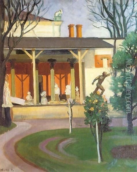 Epreskert (The Garden of Berries) 1916 Oil Painting - Maria Modok