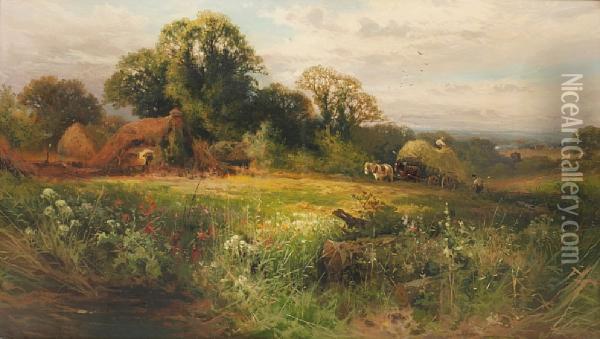 Near Horsham, Sussex Oil Painting - John Horace Hooper