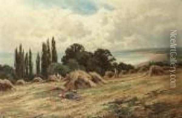 The Sussex Coast Oil Painting - Henry Hillier Parker