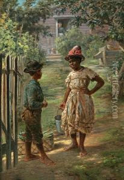 The Sunny South Oil Painting - Edward Lamson Henry