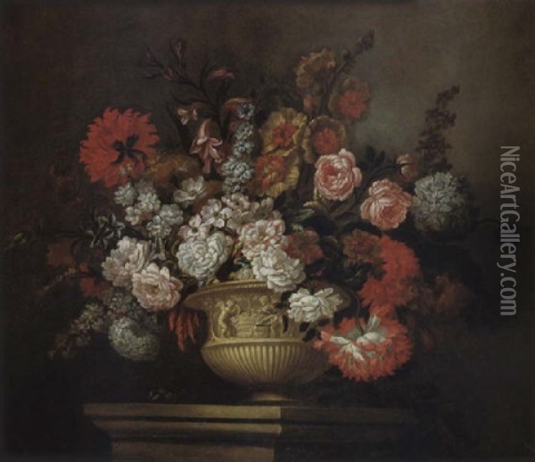 Blumenstilleben Oil Painting - Pieter Casteels III