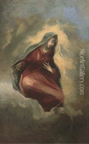 The Assumption Of The Virgin Oil Painting -  El Greco