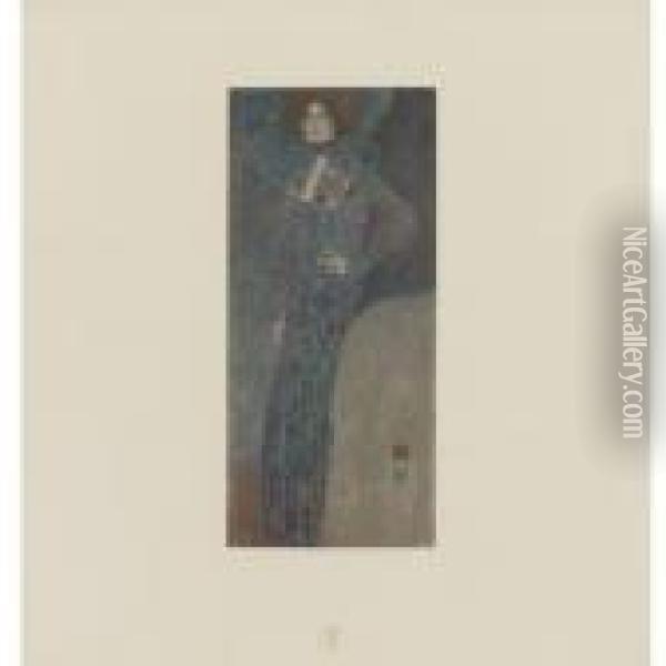 Emilie Oil Painting - Gustav Klimt