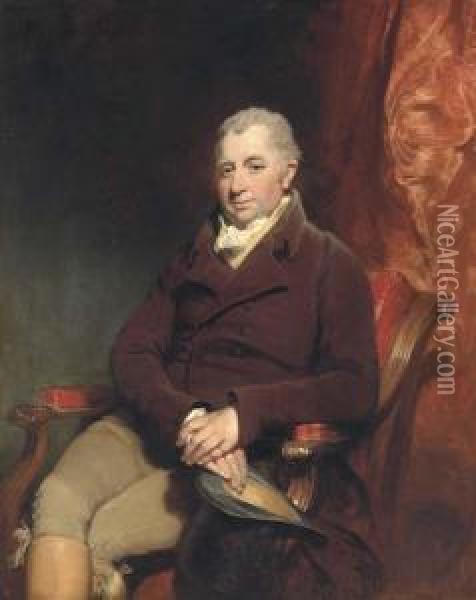 Portrait Of Sir Charles Morgan Oil Painting - William Owen