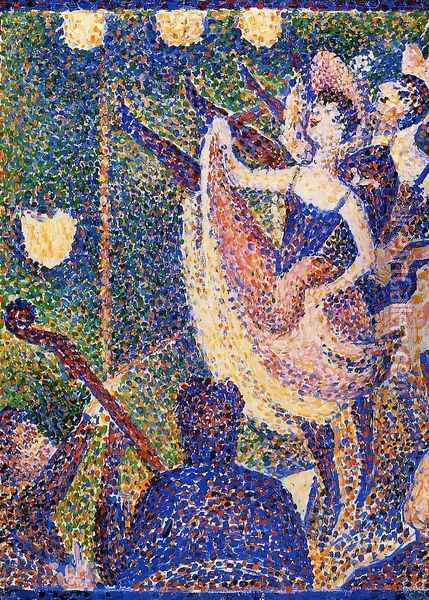 Chahut (study) Oil Painting - Georges Seurat
