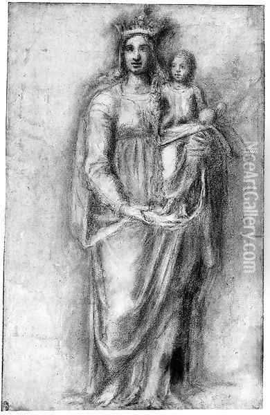 The Virgin And Child Oil Painting - Fra Bartolommeo della Porta