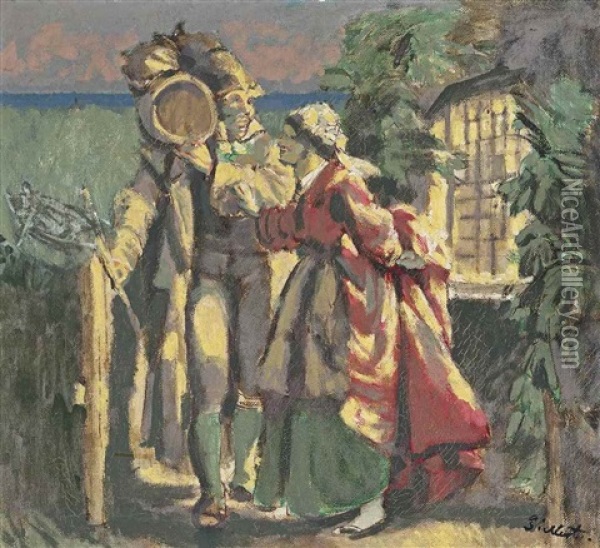 Contraband Oil Painting - Walter Sickert