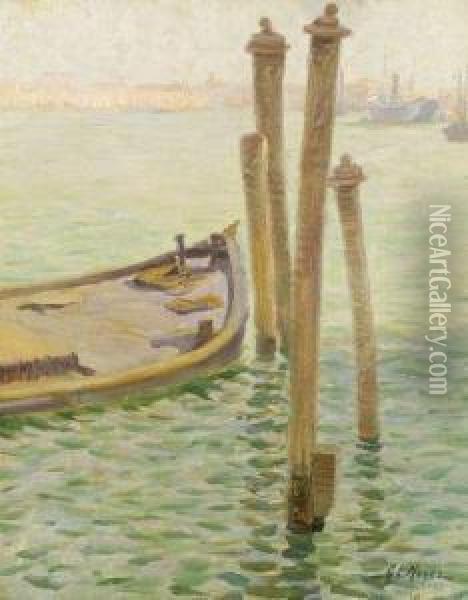 Venetian View Oil Painting - George Loftus Noyes