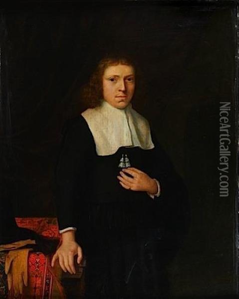 Portrait D'homme Oil Painting - Jacobus Levecq