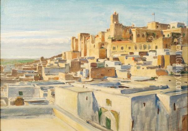 Sousse Oil Painting - Jean, Dit Tancrede Bastet