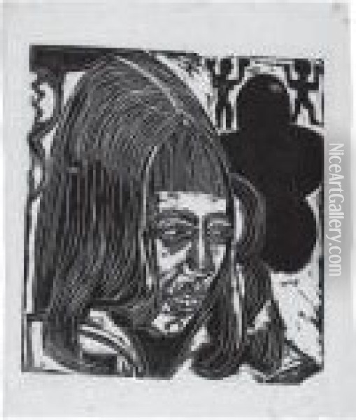 Tochter Sternheim Oil Painting - Ernst Ludwig Kirchner